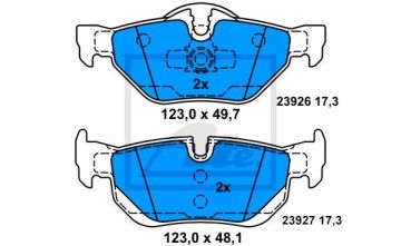 BMW 1 Serisi E87 120d Arka Fren Balatası 163 Beygir 2005-2007 ATE ORIGINAL