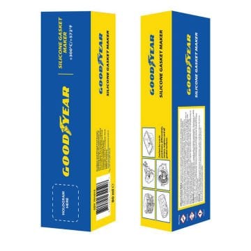 Goodyear 300° Isıya Dayanıklı Siyah Sıvı Conta Tüp Silikon 80 ML