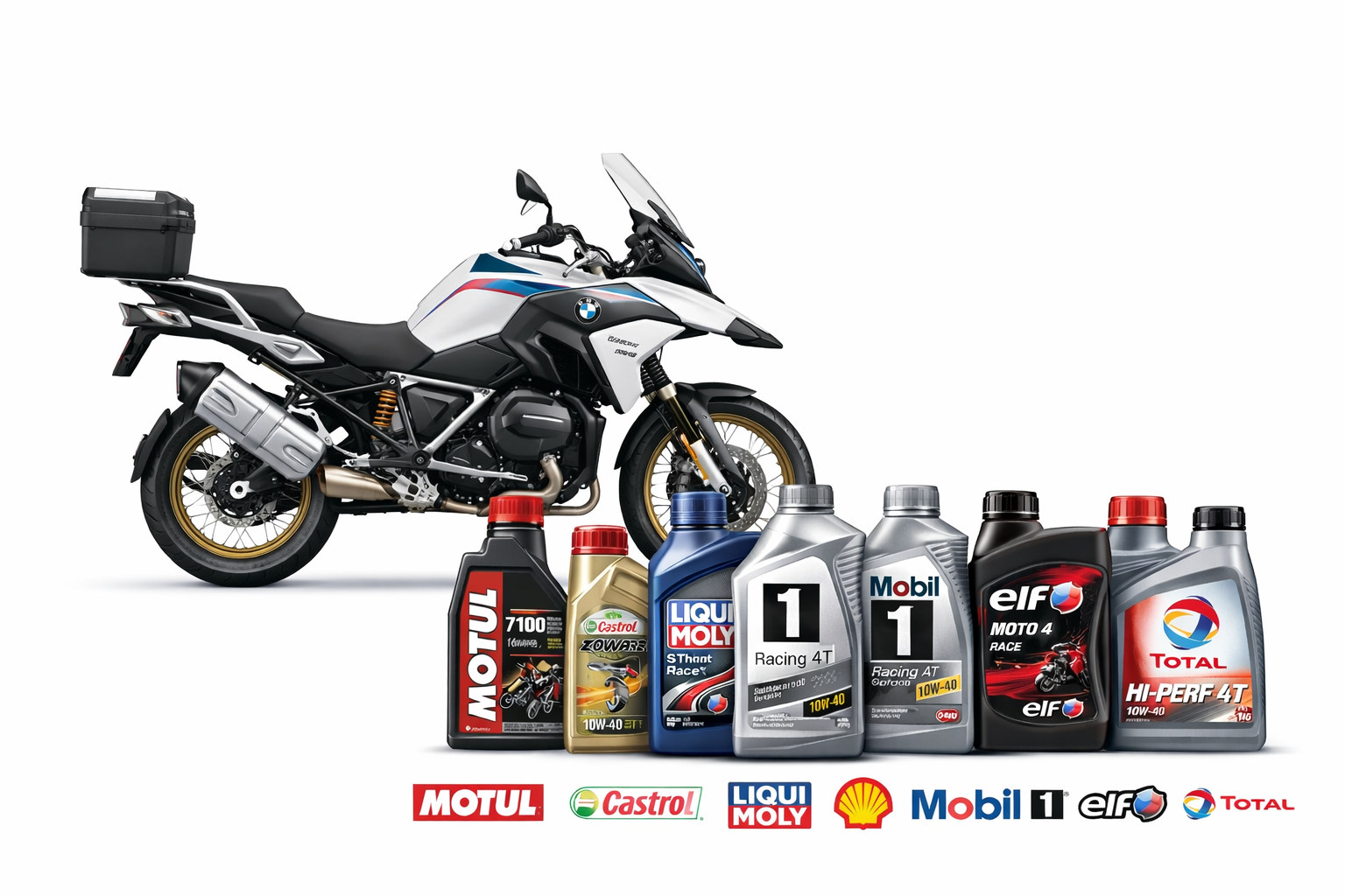 Scooter, Naked, Sport ve Adventure Motosikletler İçin Yüksek Performanslı Motor Yağları