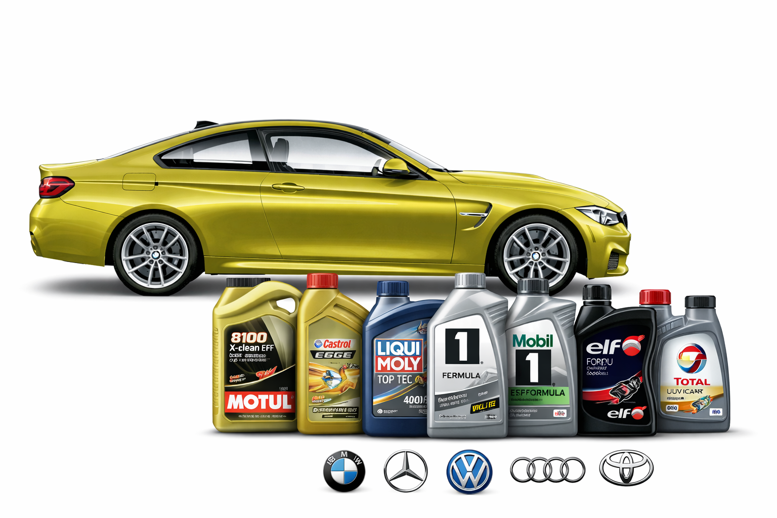 Benzinli ve Dizel Otomobiller İçin Sentetik ve Yarı Sentetik Motor Yağları