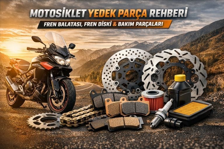 Motosiklet Yedek Parça Rehberi: Doğru Fren Balatası, Fren Diski ve Bakım Parçaları Nasıl Seçilir?