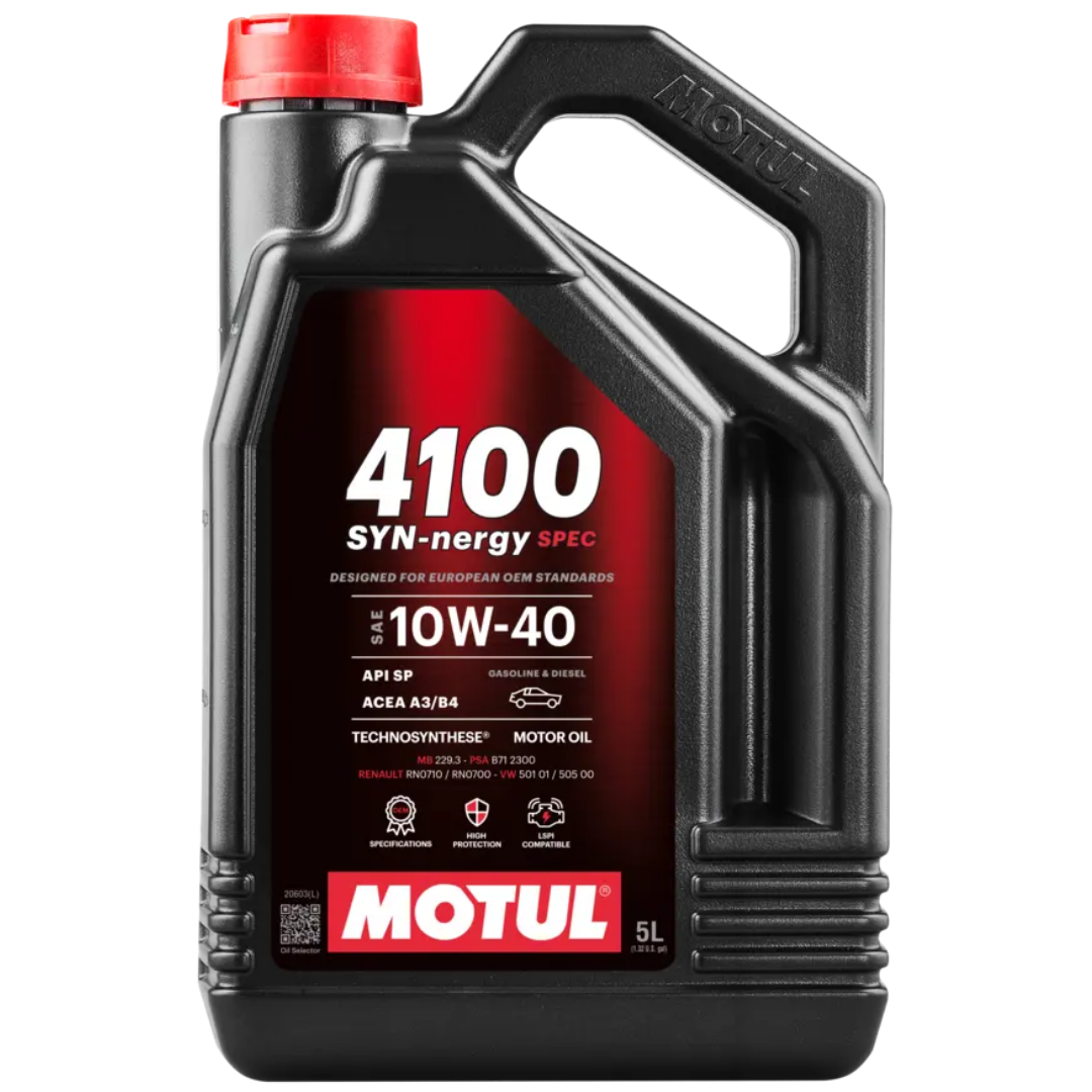 Motul 4100 Syn-Nergy Spec 10W40 5 Litre Motor Yağı Nedir, Hangi Araçlarda Kullanılır?