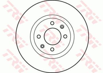 Peugeot 208 Ön Fren Diski 1.4 HDi 68 Beygir 266 mm Çap 2012-2018 TRW