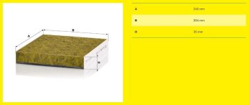 Opel İnsignia A Antialerjik Karbonlu Polen Filtresi 2.0 CDTI 160 Beygir 2008-2016 MANN