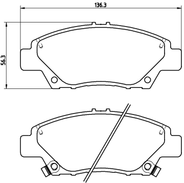 Honda City Ön Fren Balatası 2009-2011 BREMBO