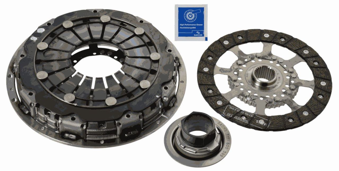 BMW 6 Serisi E63 M6 Debriyaj Seti Rulmanlı Set 2004-2010 SACHS