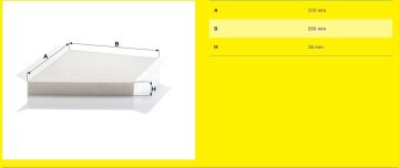 Mercedes E Serisi W211 Kasa E220 CDI Polen Filtresi 170 Beygir 2002-2009 MANN