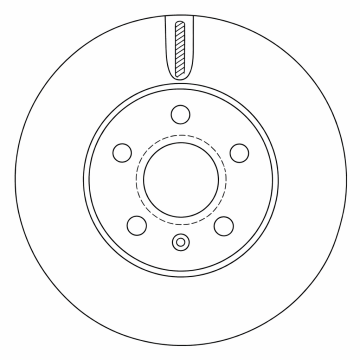 Volkswagen Polo 6 Ön Fren Diski 1.0 Benzinli 75 Beygir 256 mm Çap 2017 Sonrası TRW