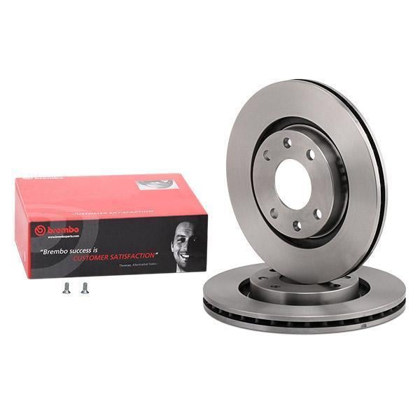 Peugeot 307 Ön Fren Diski 1.4 75 Beygir 266 mm Çap 2001-2008 BREMBO