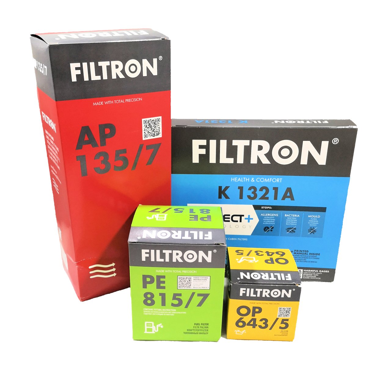 Renault Clio 4 Filtre Bakım Seti 1.5 dci 75/90 Beygir Hava - Yağ - Mazot - Karbonlu Polen Filtresi 2012-2019 FILTRON