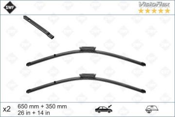 Renault Clio 4 Sport Tourer Ön Silecek Seti Sol Sağ Takım 2013-2019 SWF