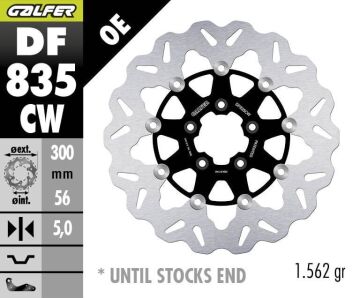 Harley Davidson Fat Boy 114 Flfbs Ön Fren Diski 300 mm 2018 2024 Arası GALFER DALGALI HAREKETLİ ALÜMİNYUM DİSK