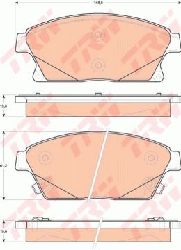 Opel Astra J Ön Fren Balatası 1.6 CDTI 110 Beygir 2010-2015 TRW