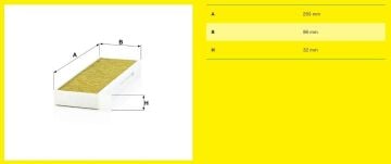Peugeot 5008 Antialerjik Karbonlu Polen Filtresi Bütün Modellere 2009-2016 MANN