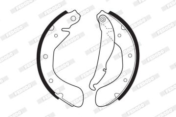 Opel Corsa C 1.7 DTI Dizel Arka Kampana Fren Balatası ABS'siz Modellere 2001-2006 FERODO