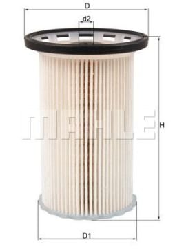 Volkswagen Passat CC Mazot Filtresi 2.0 TDI 2012-2016 KNECHT / MAHLE