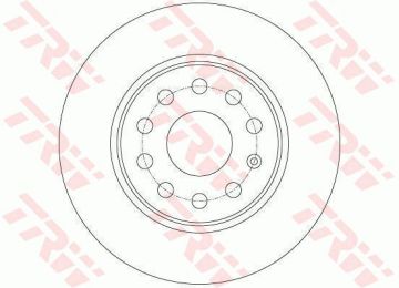 Volkswagen Golf 8 Arka Fren Diski 1.5 eTSI 150 Beygir 272 mm Çap 2021 Sonrası TRW