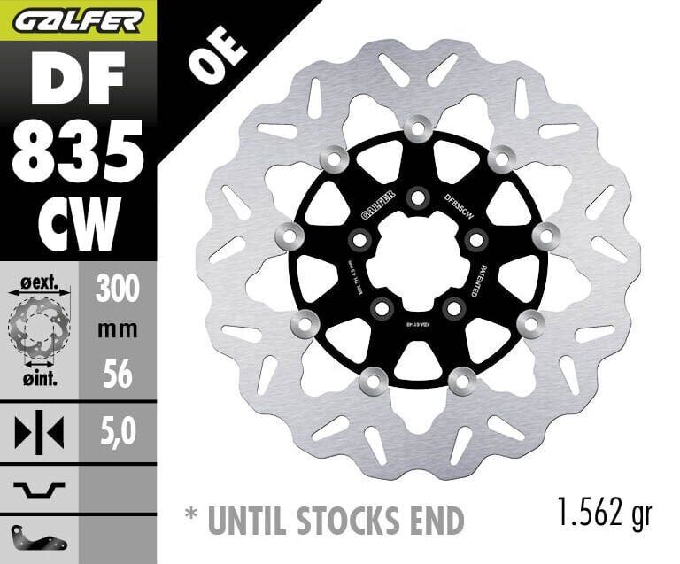 Harley Davidson Softail Standard Fxst Ön Fren Diski 300 mm 2020 2024 Arası GALFER DALGALI HAREKETLİ ALÜMİNYUM DİSK