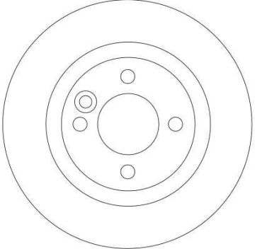 Mini Cooper R53 Arka Fren Diski 259 mm 2001-2006 TRW