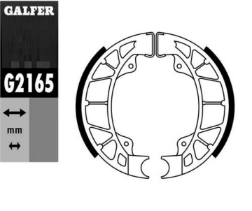 Vespa Primavera 125 Arka Kampana Fren Balatası 2022 ve Sonrası GALFER