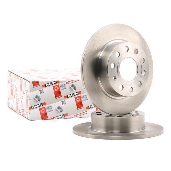 Seat Leon 2 Arka Fren Diski 1.2 TSI 105 Beygir 255 mm Çap 2006-2012 FERODO