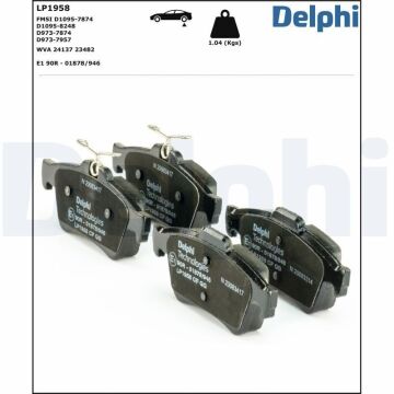 Opel Vectra C Arka Fren Balatası 2.2 DTI 2002-2008 DELPHI