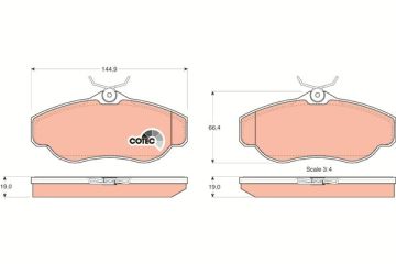 Range Rover Ön Fren Balatası 1995-2002 TRW
