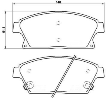 Opel Mokka Ön Fren Balatası 1.6 115 Beygir 2012 Sonrası BREMBO