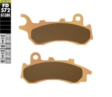 RKS Bitter 125 Ön Fren Balatası 2022 Sonrası GALFER SİNTER METAL SCOOTER