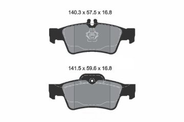 Mercedes S Serisi 221 Kasa Arka Fren Balatası S320 / S350 / S400 / S500 2006-2012 TEXTAR
