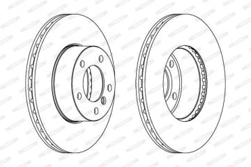BMW 3 Serisi E90 316i Ön Fren Diski 300 mm Çap 2008-2012 FERODO