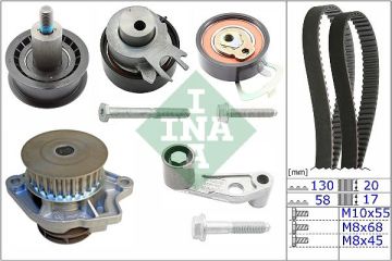 Volkswagen Polo 4 Devirdaimli Triger Seti 1.4 16V Benzinli 75 Beygir 9N-6-300000 Şase No.ya Kadar 2002-2009 INA