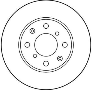 Honda Civic 6 Ön Fren Diski 1.4 ABS'siz 240 mm Çap 1996-2001 TRW