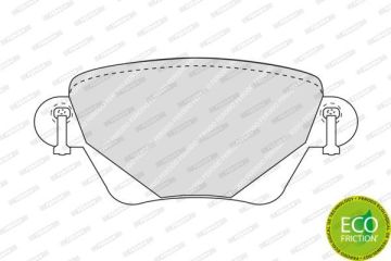Jaguar X-Type Arka Fren Balatası 2.5 V6 196 Beygir 2001-2004 FERODO