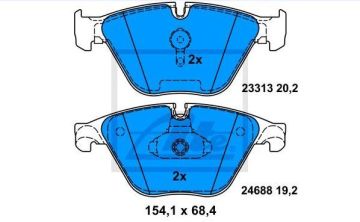BMW E84 X1 Ön Fren Balatası sDrive 20d  2010-2015 ATE ORIGINAL