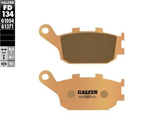 Yamaha MT-07 Arka Fren Balatası 2014-2020 GALFER SİNTER METAL