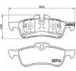 Mini Cooper S R53 Kasa Arka Fren Balatası 2001-2006 BREMBO