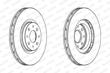 Alfa Romeo Mito Ön Fren Diski 1.4 Turbo 120 Beygir 281 mm Çap FERODO