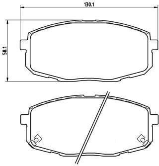 Kia Ceed Ön Fren Balatası 2007-2012 BREMBO