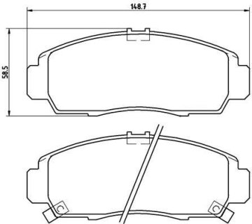 Honda Civic 8 Sedan FD6 Ön Fren Balatası 2006-2011 BREMBO