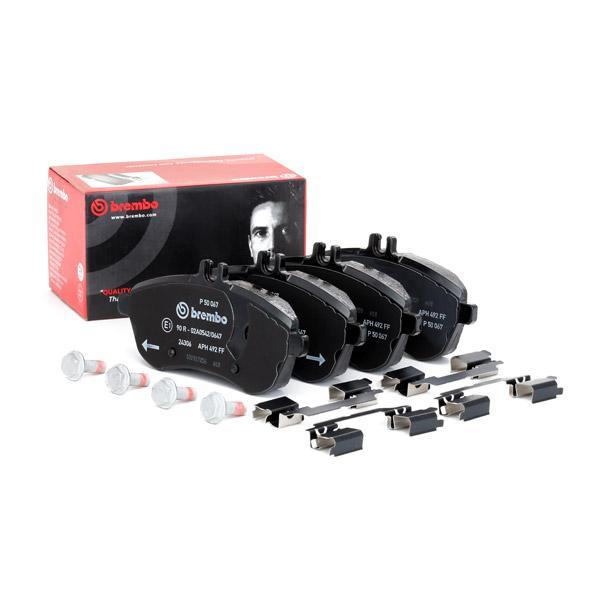 Mercedes E Serisi W212 Kasa E180 Ön Fren Balatası Standart Paket için 2009-2015 BREMBO