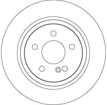 Mercedes E Serisi W212 Kasa E250 CDI Arka Fren Diski 2.2 204 Beygir Standart Paket Şase No A007599 Sonrası 300 mm Çap 2009-2015 TRW
