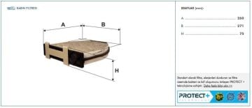 Mercedes C Serisi W204 Kasa C200 CGI Aktif Karbonlu Polen Filtresi 1.8 184 Beygir 2007-2013 FILTRON