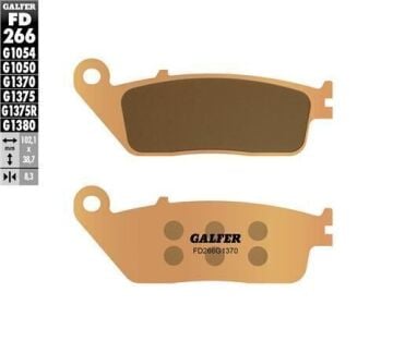 Honda CB 650 F Ön Fren Balatası 2014-2019 GALFER SİNTER METAL
