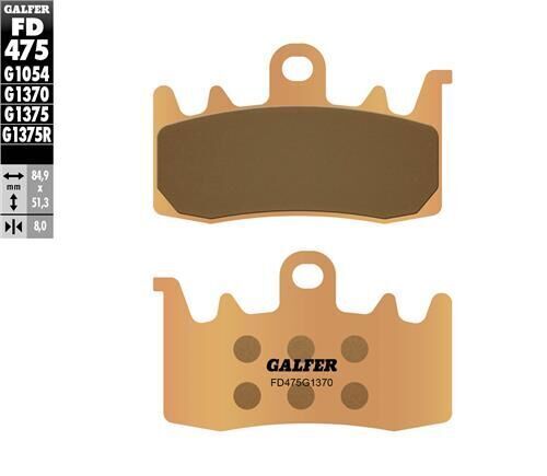 BMW R 1200 GS LC Ön Fren Balatası 2013-2018 GALFER SİNTER METAL