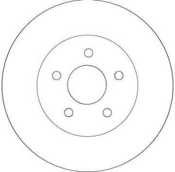 Ford Mondeo 3 Arka Fren Diski 280 mm Çap 2001-2007 TRW