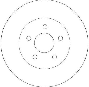Jaguar X-Type Arka Fren Diski 280 mm Çap 2001-2009 TRW