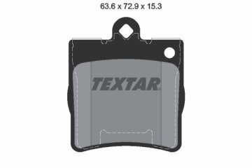 Mercedes C Serisi W203 Kasa C180 Arka Fren Balatası Standart Paket İçin 2001-2006 TEXTAR