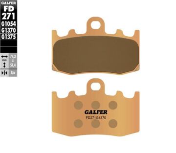BMW R 1200 GS Ön Fren Balatası 2004-2012 GALFER SİNTER METAL