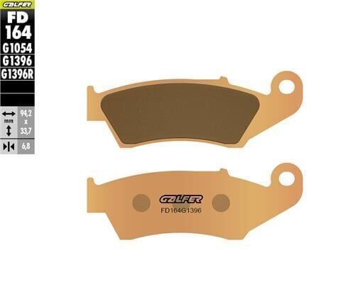 YAMAHA WR 250 R Ön Fren Balatası 2008 2017 Arası GALFER SİNTER METAL OFF ROAD